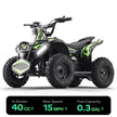 HoverHearts  XW-A01 40CC 4-Stroke Gas Powered ATV For Kids 15 MPH Max Top Speed