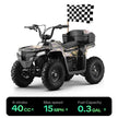 HoverHearts XW-A19 4 Wheeler Dirt Bike 4-Stroke 40CC Gas Powered ATV For Kids - CPSC Security Certification - HoverHearts