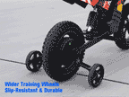 HoverHearts DZ006 Kids 2-in-1  Electric Balance Dirt Bike,  with Removable Training Wheels,  6.21 MPH Safe Speed