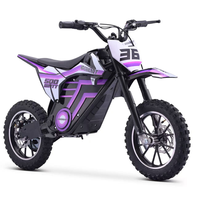 HoverHearts 36V MINI Electric Dirt Bike Yellow/Red/Purple/Red