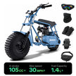 Hover Heart MB002 Mini Dirt Bike 105cc 4-Stroke Gas for Kids & Youth, Max Speed 30 MPH Off-Road Bike, EPA Approved
