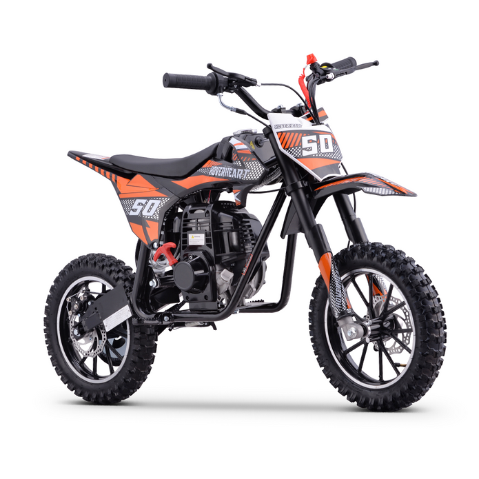 HoverHearts DB4S004 Gas Dirt Bike 4-Stroke Gas Bike No Oil Mix Required