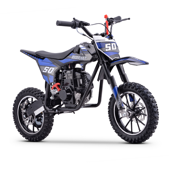 HoverHearts DB4S004 Gas Dirt Bike 4-Stroke Gas Bike No Oil Mix Required