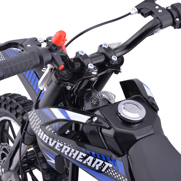 HoverHearts DB4S004 Gas Dirt Bike 4-Stroke Gas Bike No Oil Mix Required