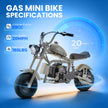 HoverHearts DB4S006 Mini Dirt Bike 39CC 4-Stroke Gas Bike EPA Approved