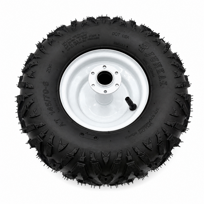MB001 Front Wheel with Tire , Rear Wheel with Tire