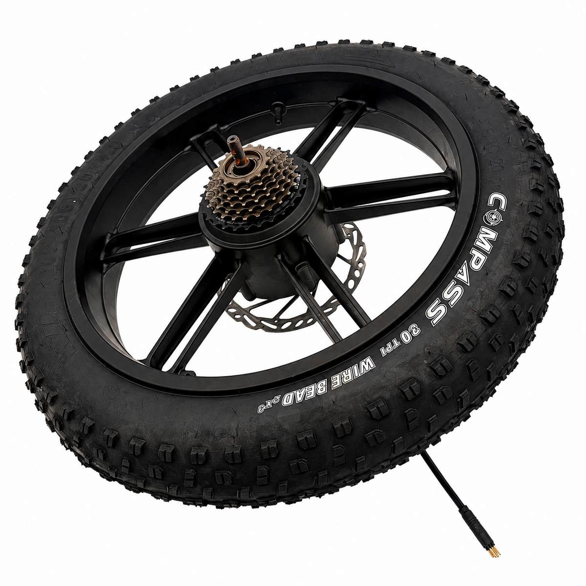 front wheel with brake disc FOR EB-1 electric bike