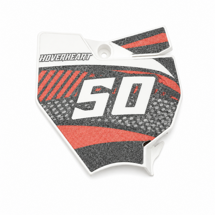 Numberp Plate For DB008 Dirt Bike Orange