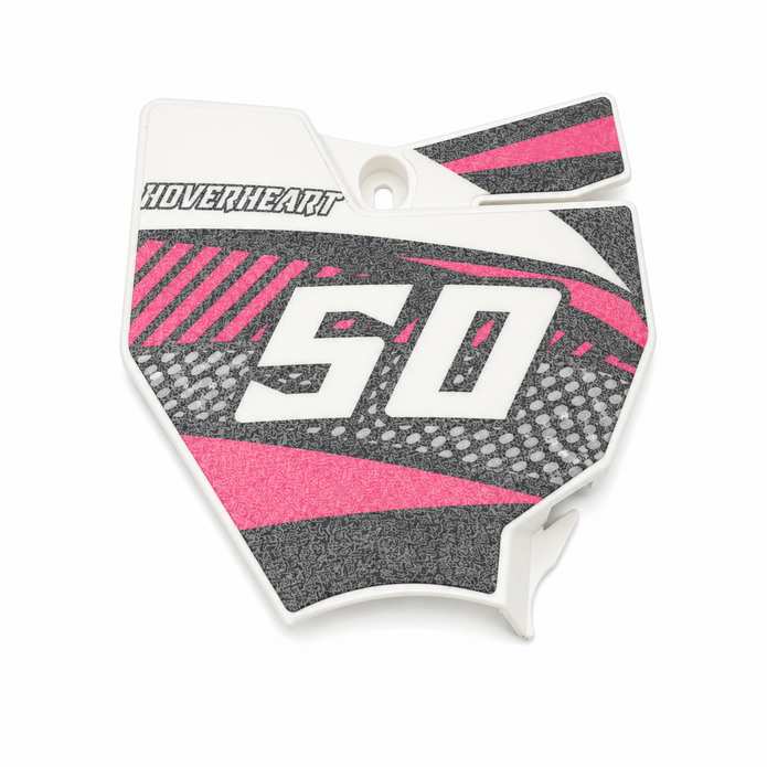 Numberp Plate For DB008 Dirt Bike Pink