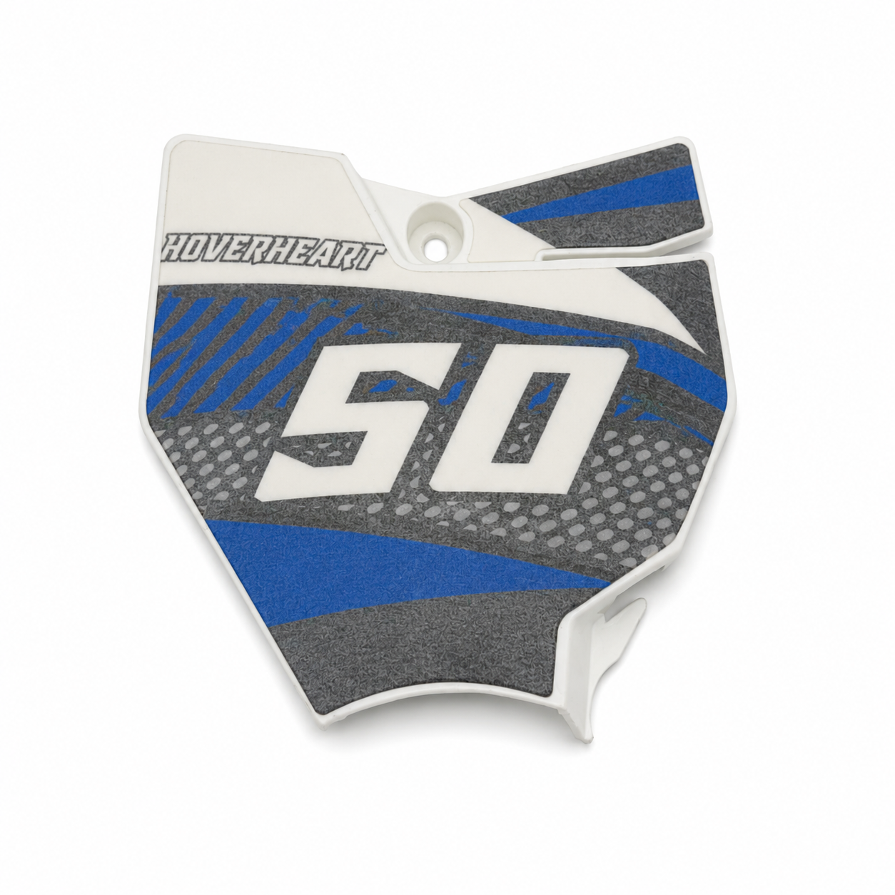 Numberp Plate For DB008 Dirt Bike Blue